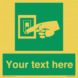 Custom Light Switch Sign